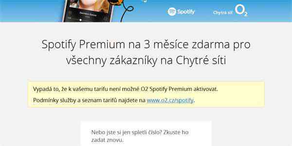 O2 nepočítá Spotify do FUP a dá 3 měsíce Spotify Premium zdarma