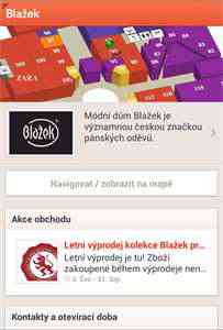 Shopin: Interaktivní průvodce bludištěm obchoďáků