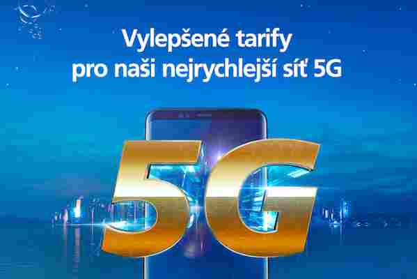 O2 přidalo 5G do všech tarifů a zrychlilo neomezená data